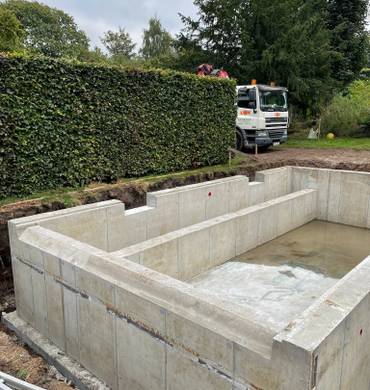 Een modern betonbedrijf met bakken ervaring
